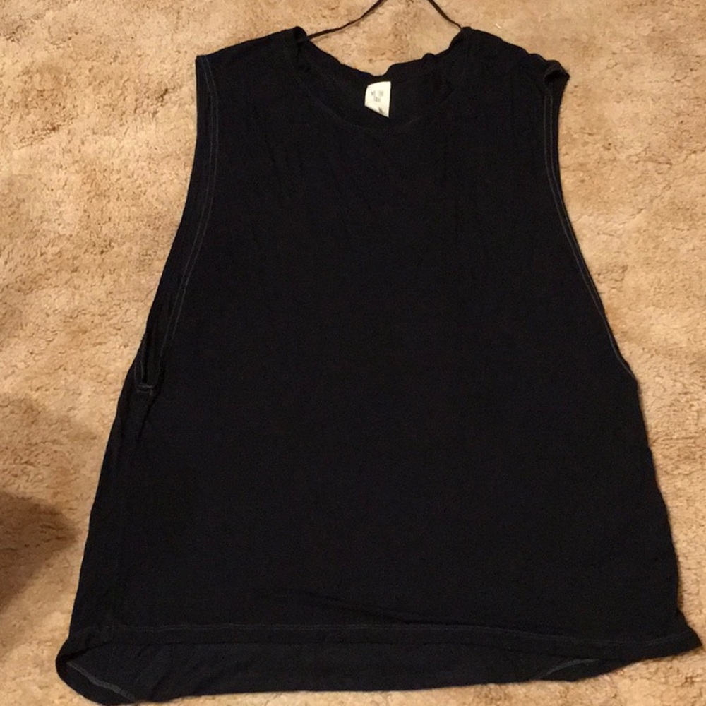 Ladies We The Free Sleeveless Black Top. Size Medium